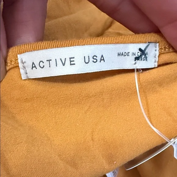 Active USA Mustard Midi Dress - Picture 8 of 8